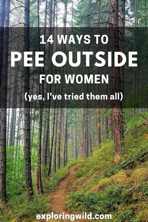 woman peeing outside|14 Ways to Pee Outdoors for Women (yes, I’ve tried them all).